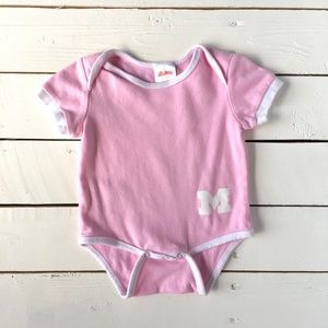 University of Michigan Pink Onesie